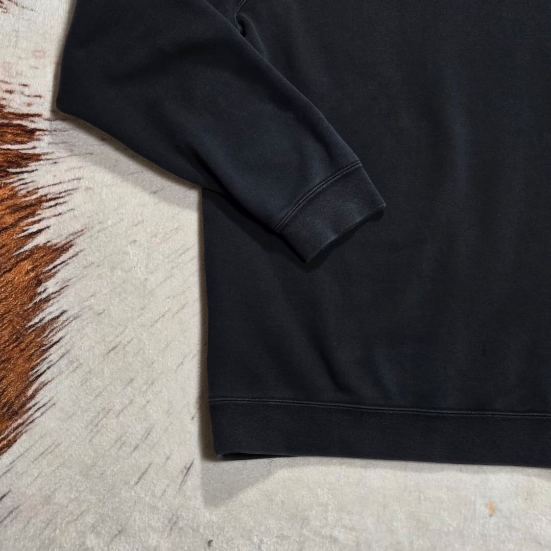 나이키 스마일 프린팅 약기모 블랙 맨투맨 상품이미지6