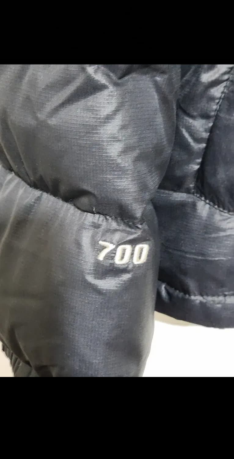 (95) 노스페이스 700 눕시패딩 점퍼 블랙 거위털 구스다운 자켓  상품이미지5