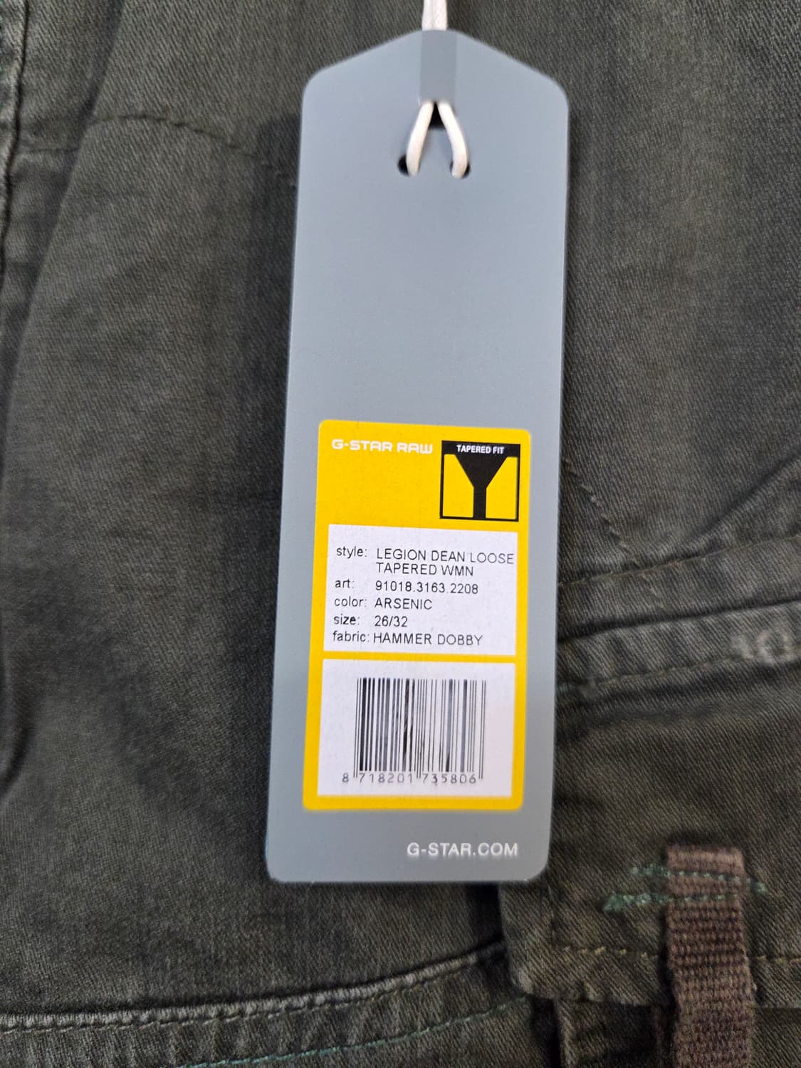 G-Star RAW 카고 바지 빈티지 워싱(여자) 상품이미지7