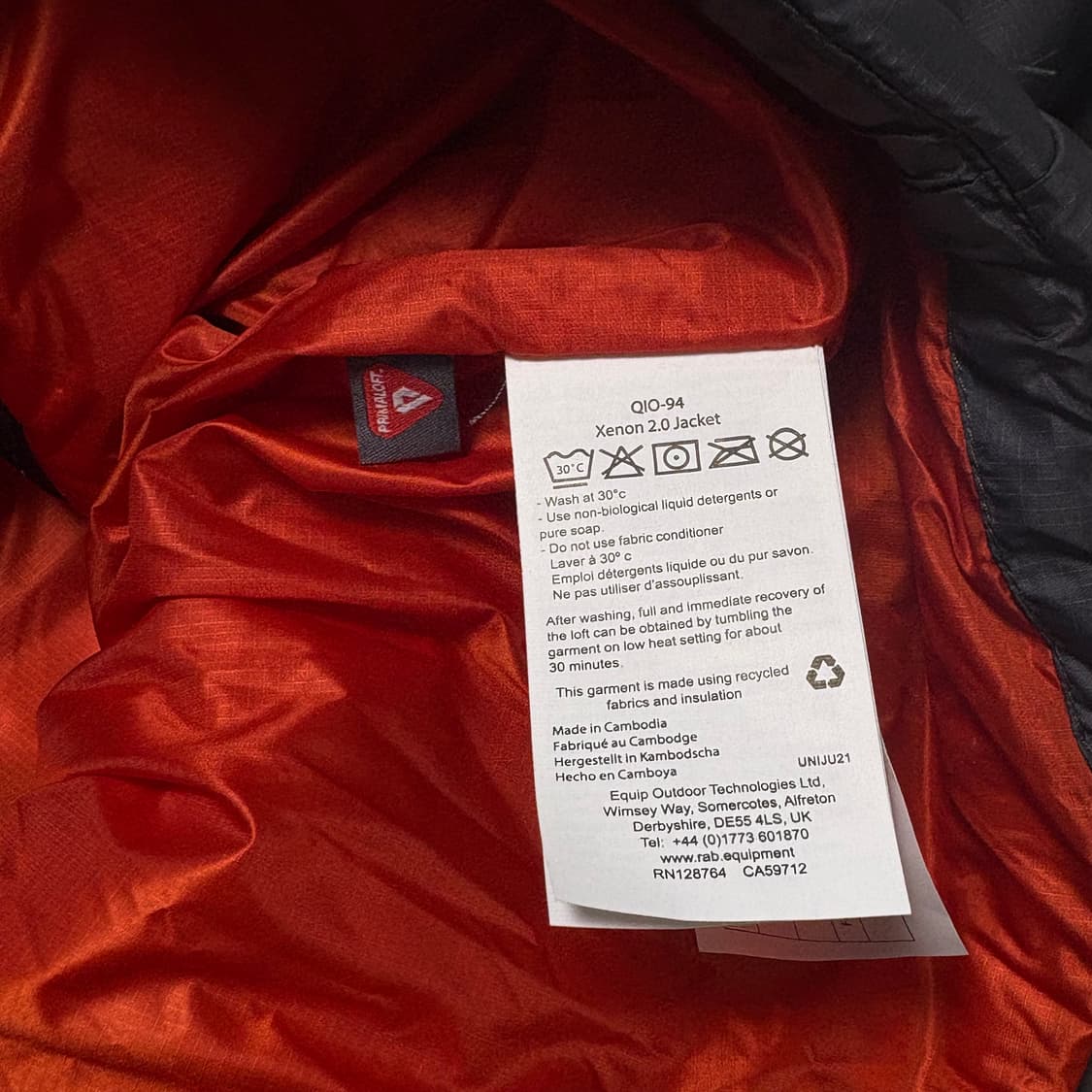 [M] 랩 Rab 제논 2.0 자켓 새상품 상품이미지3