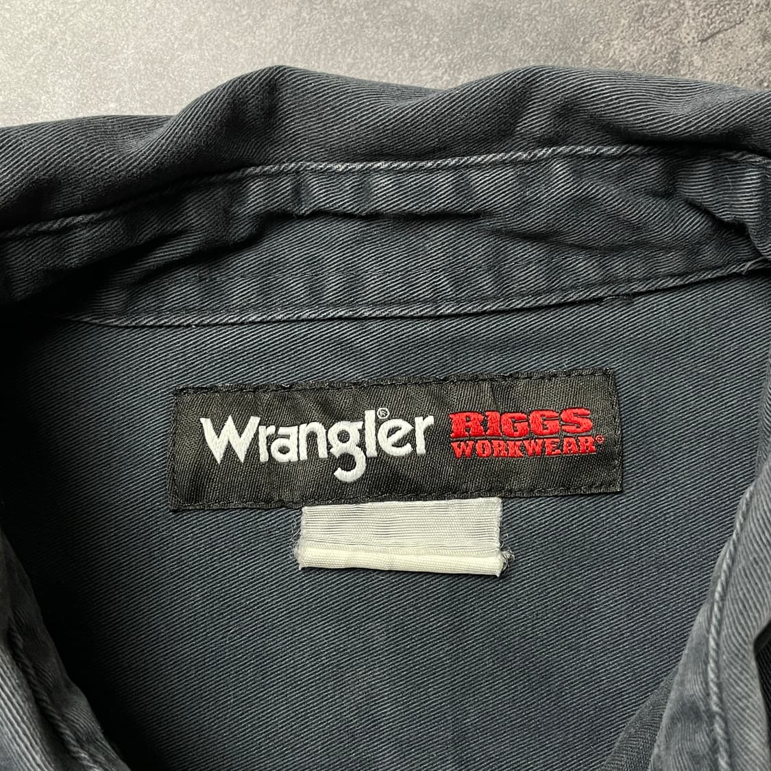 WRANGLER 랭글러 RIGGS 빈티지 네이비 코튼 셔츠 A00380 상품이미지10