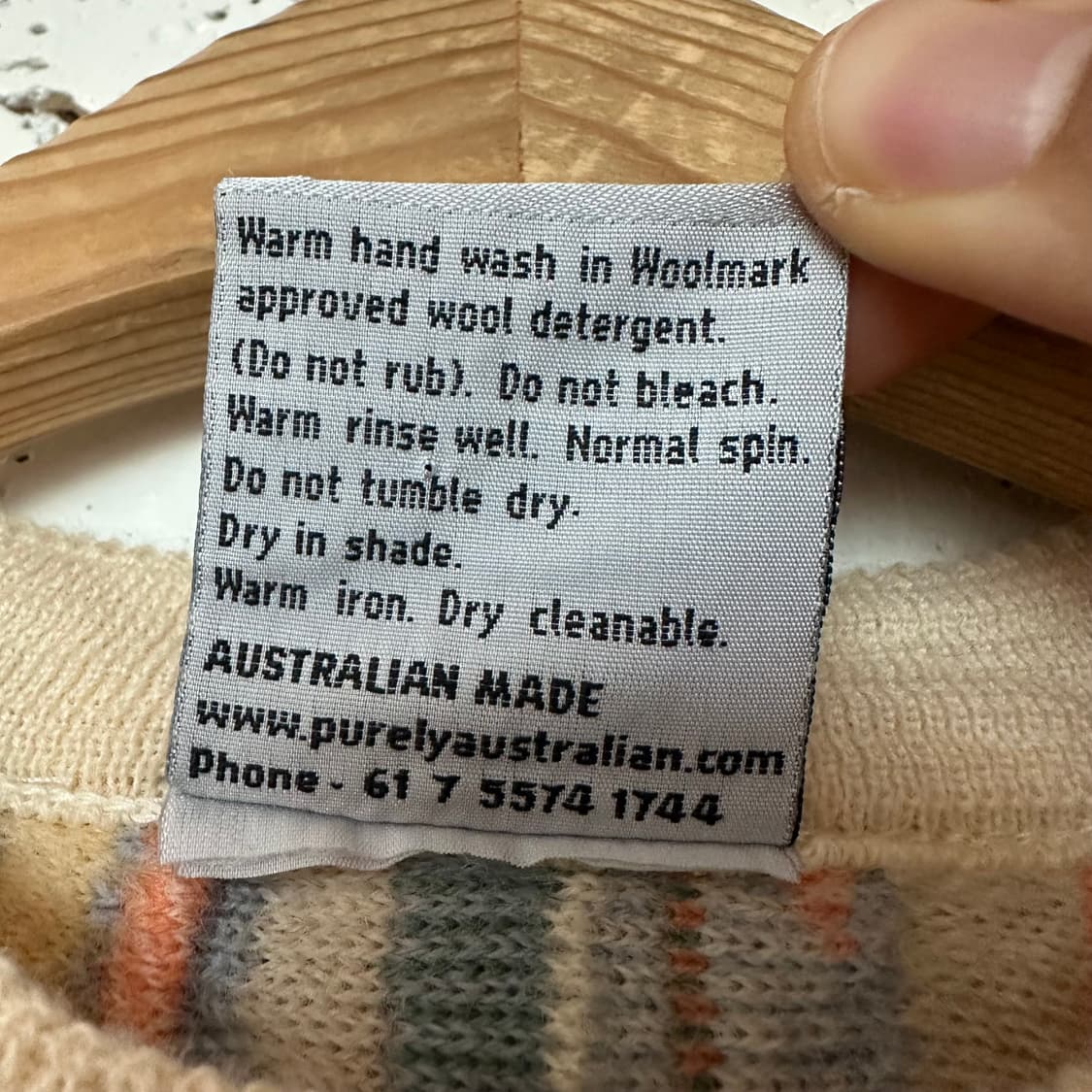 우먼S 빈티지 케이블 니트 상품이미지4