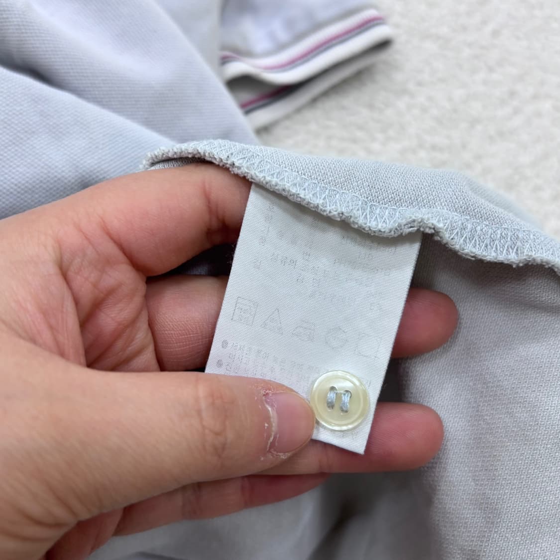 XL 라코스테 반팔 카라 티셔츠 0408E2 상품이미지4