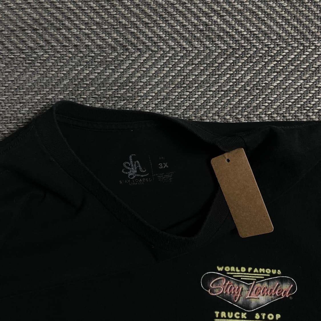 USA 빈티지 트럭 스탑 빅로고 반팔 티셔츠y 4637 상품이미지6