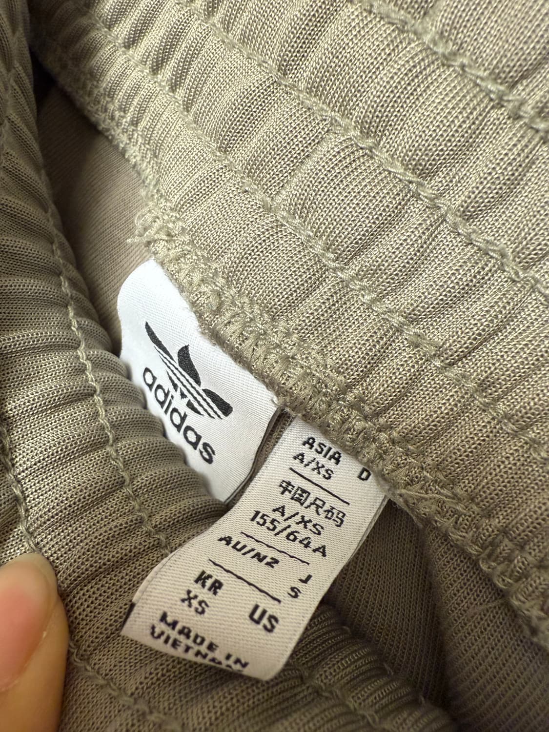 아디다스 카키 져지 바지 상품이미지2