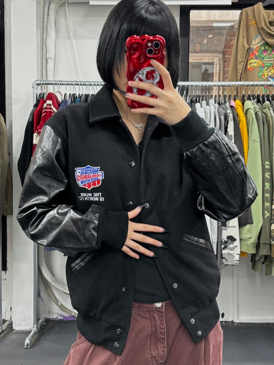 VTG 내셔널 치아리더 바시티 자켓 상품이미지2