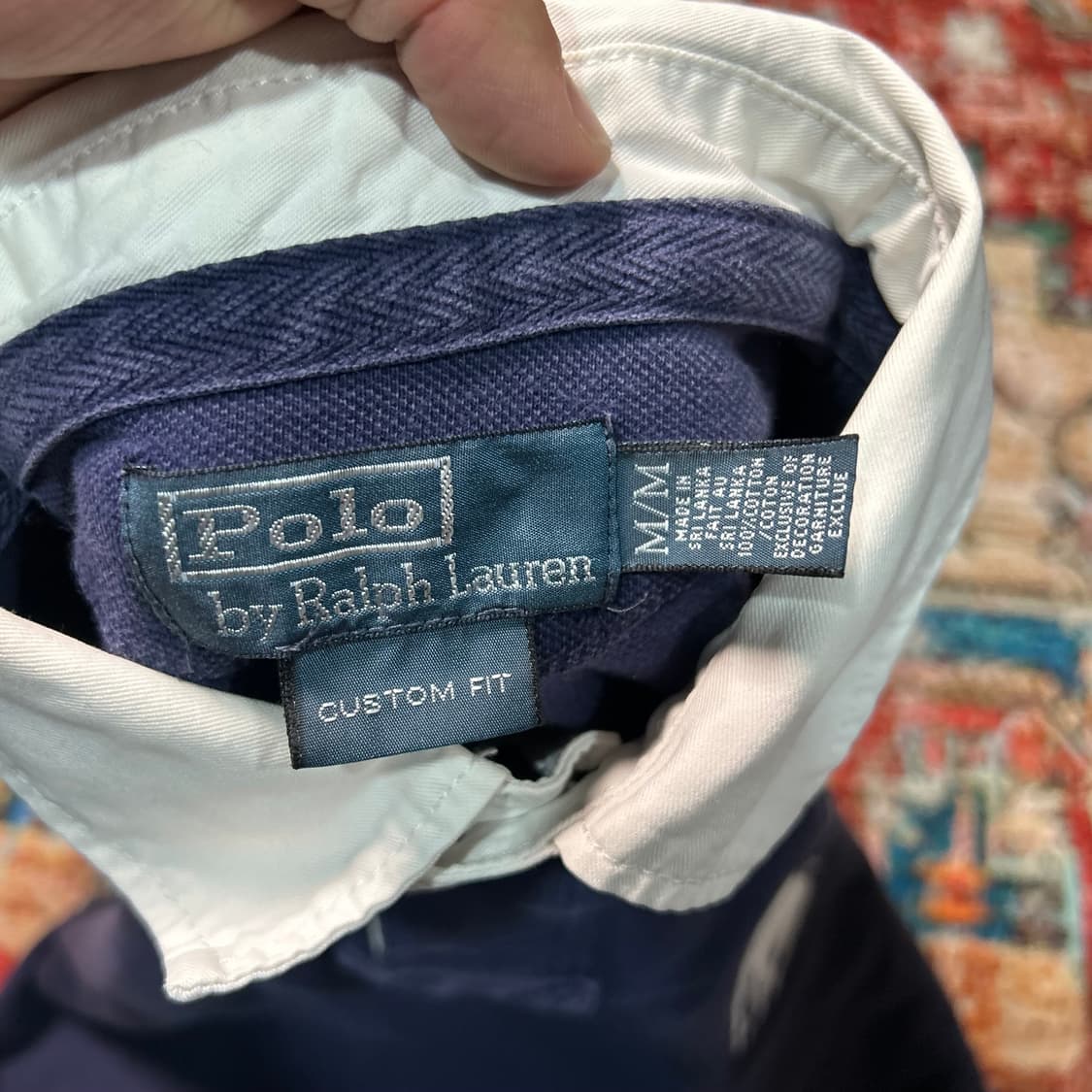 [M] 폴로 랄프로렌 빅포니 네이비 럭비 반팔티 상품이미지3