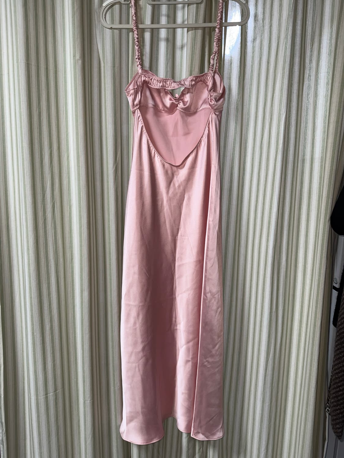 ZARA 자란 새틴 롱 원피스 상품이미지3