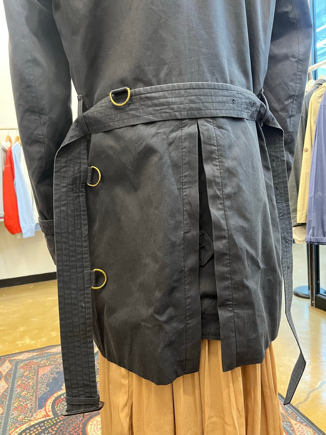 버버리 샌드링엄 트렌치 코트 블랙 상품이미지7