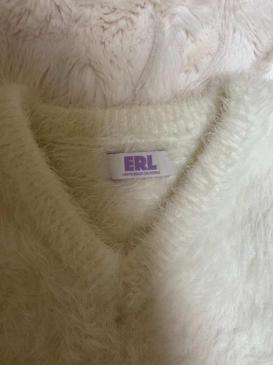 ERL 모헤어 v넥 니트 스웨터 / XL 상품이미지8