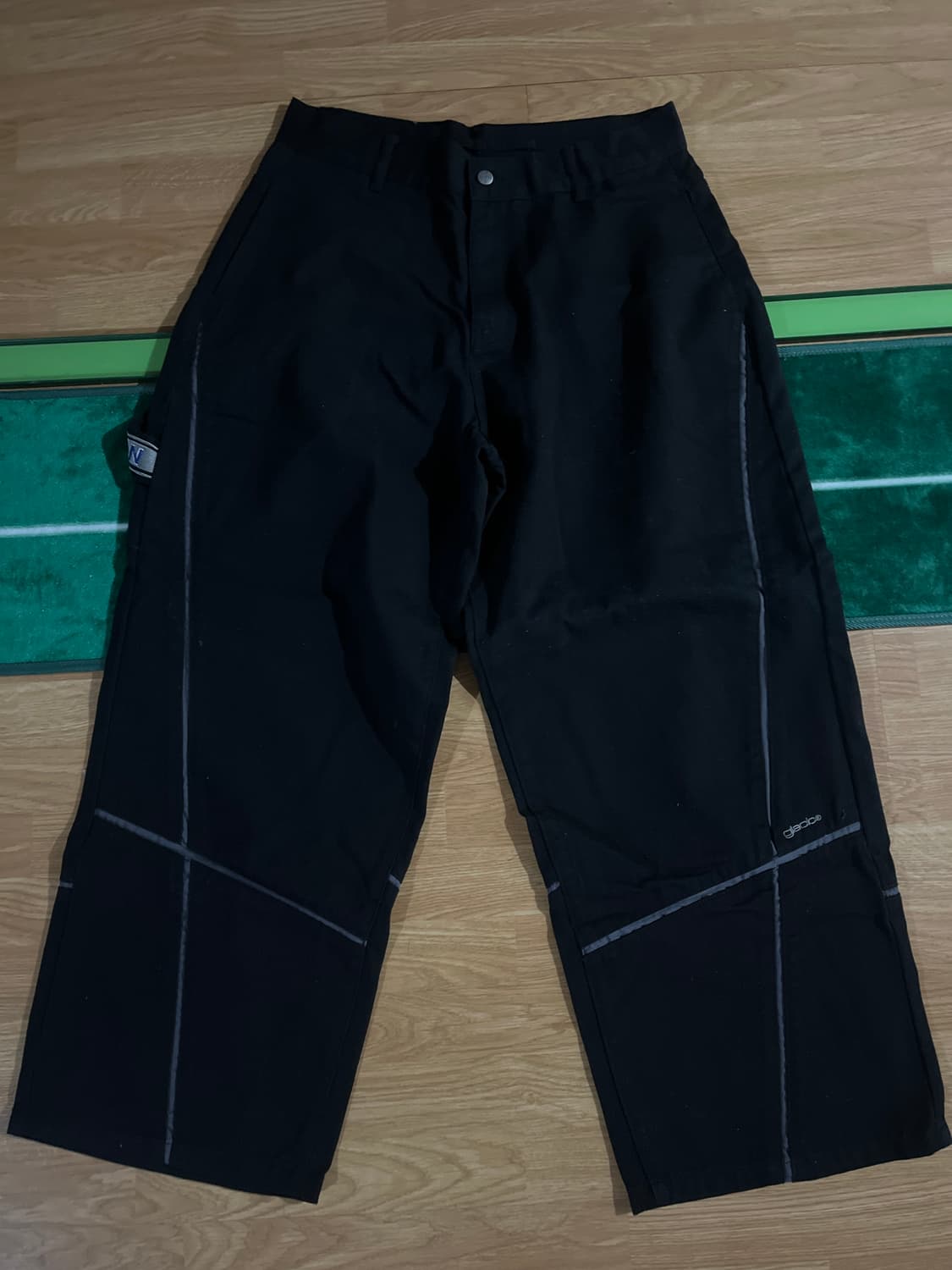 Glack 블랙 와이드 데님 상품이미지2