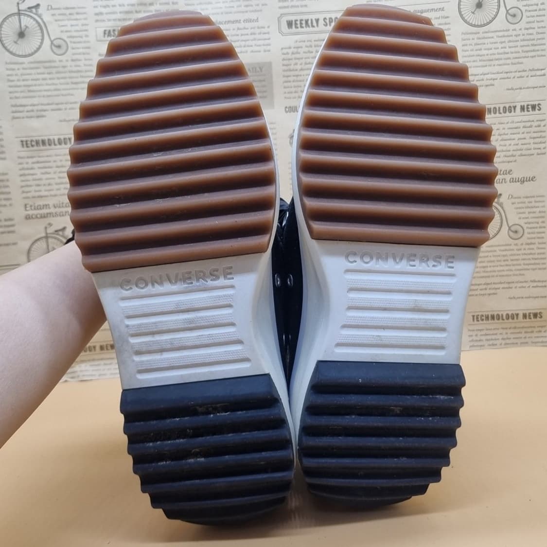 컨버스 런스타하이크 블랙 하이260 상품이미지3