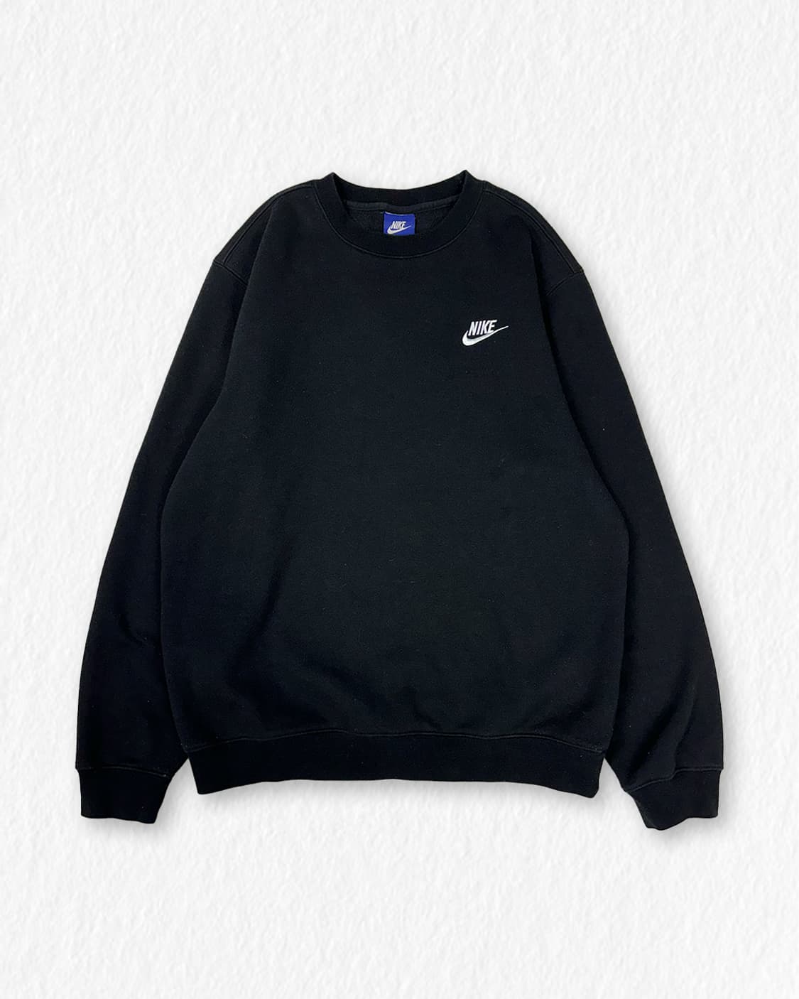 나이키 기모 맨투맨 블랙 상품이미지1