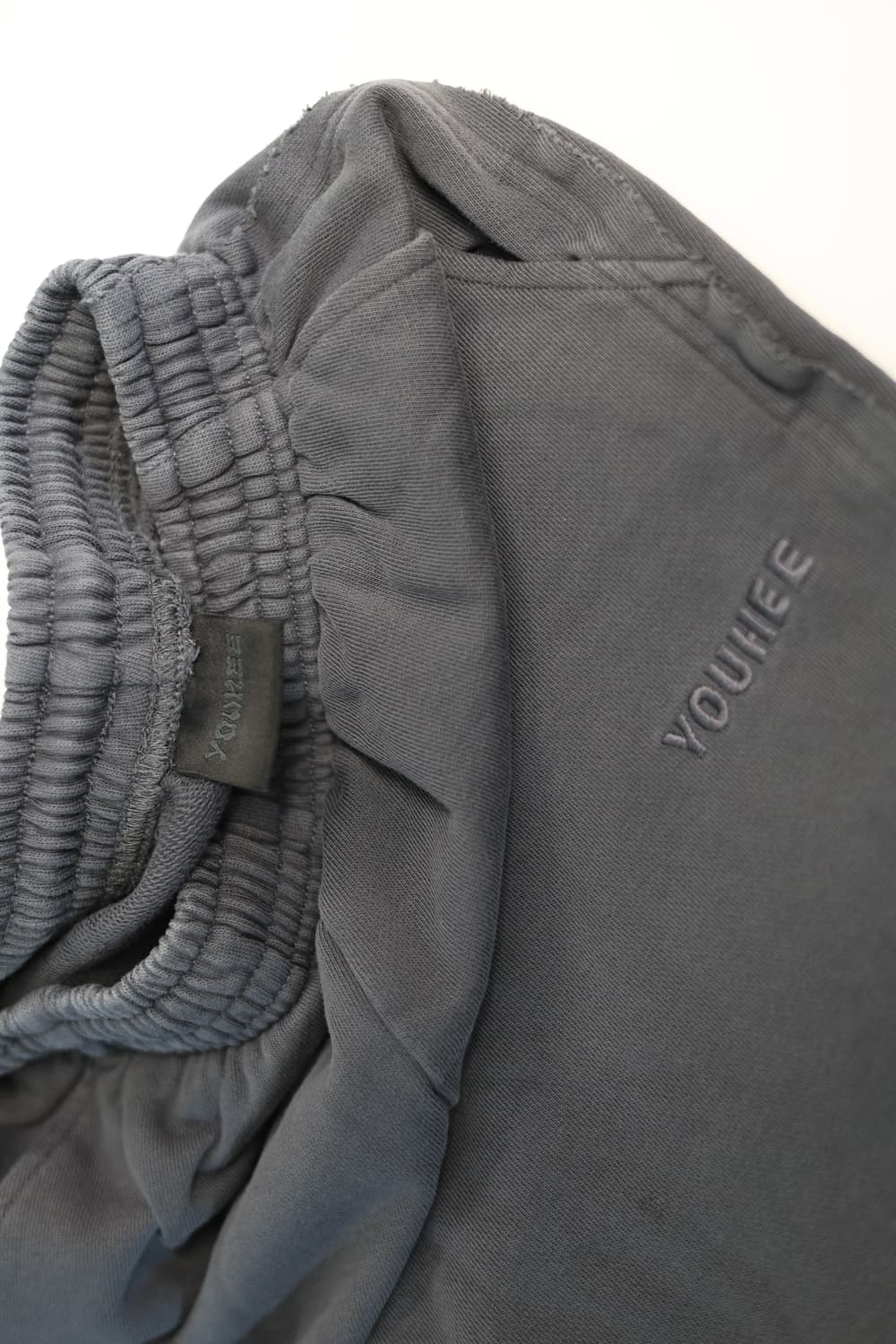 유희 와이드 조거팬츠_차콜 상품이미지3