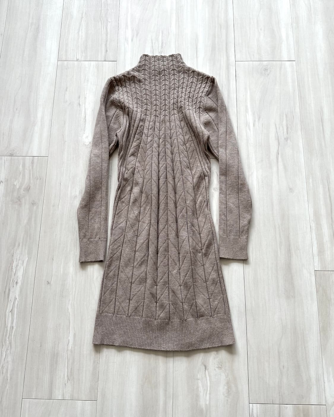 Mute beige oatmeal knit dress 상품이미지6