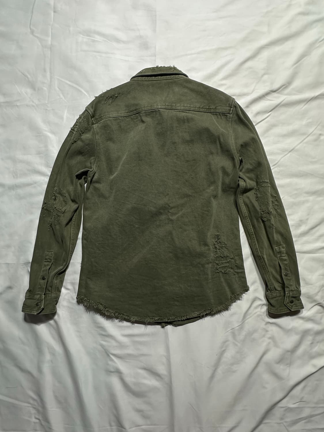 자라 빈티지 데님 셔츠 자켓 상품이미지5