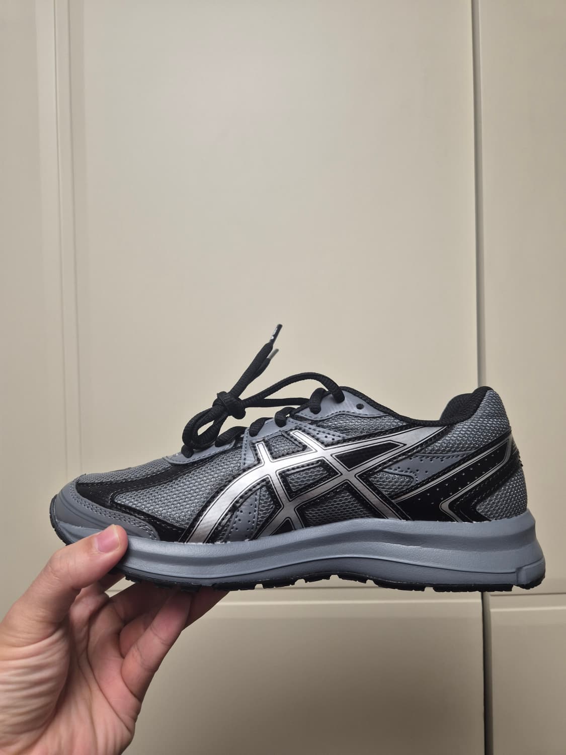 [새상품/240] 아식스 조그 100 S 스틸 그레이 - 2E 와이드 상품이미지3