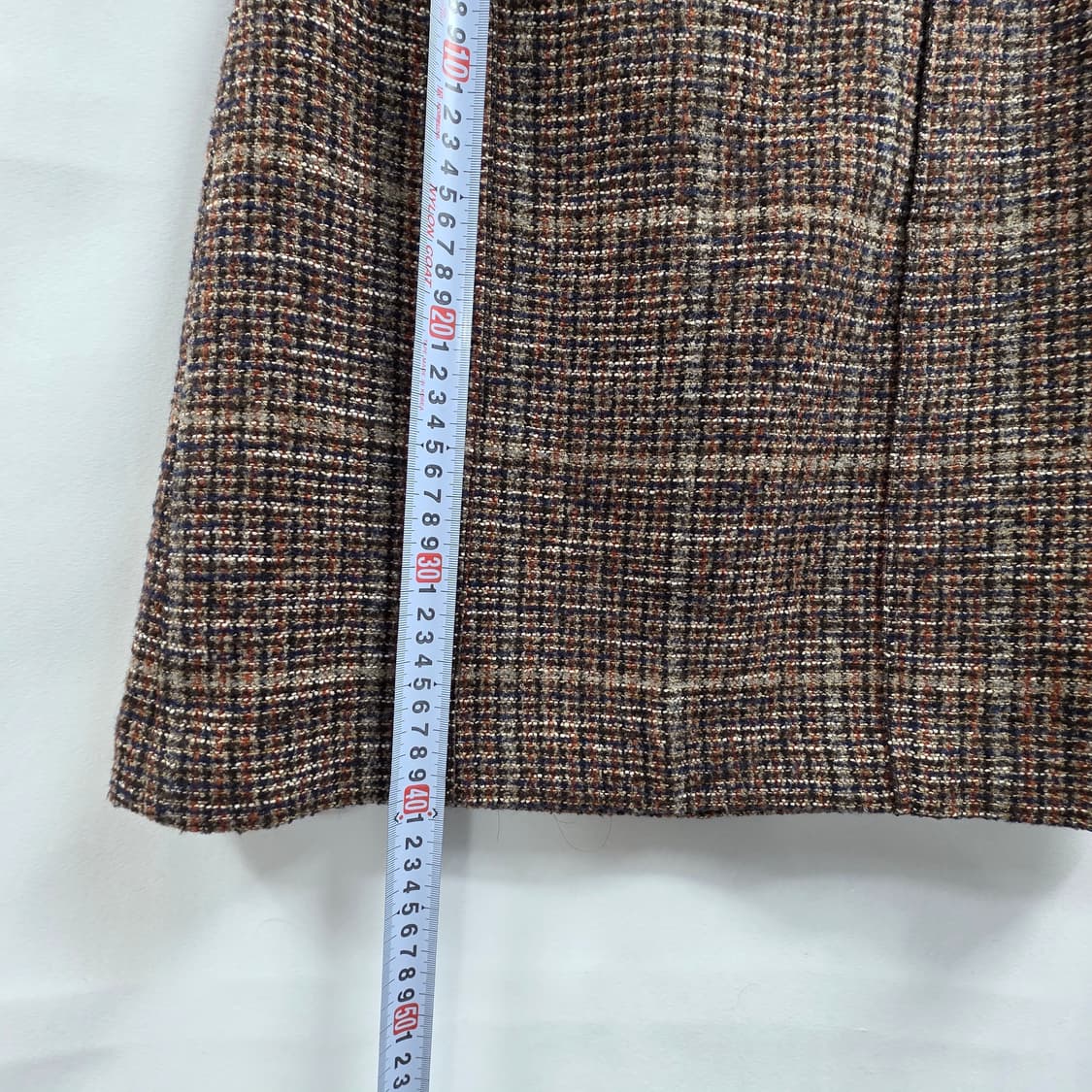 1067 에고이스트 트위드 체크 미니스커트 44(S) 상품이미지4