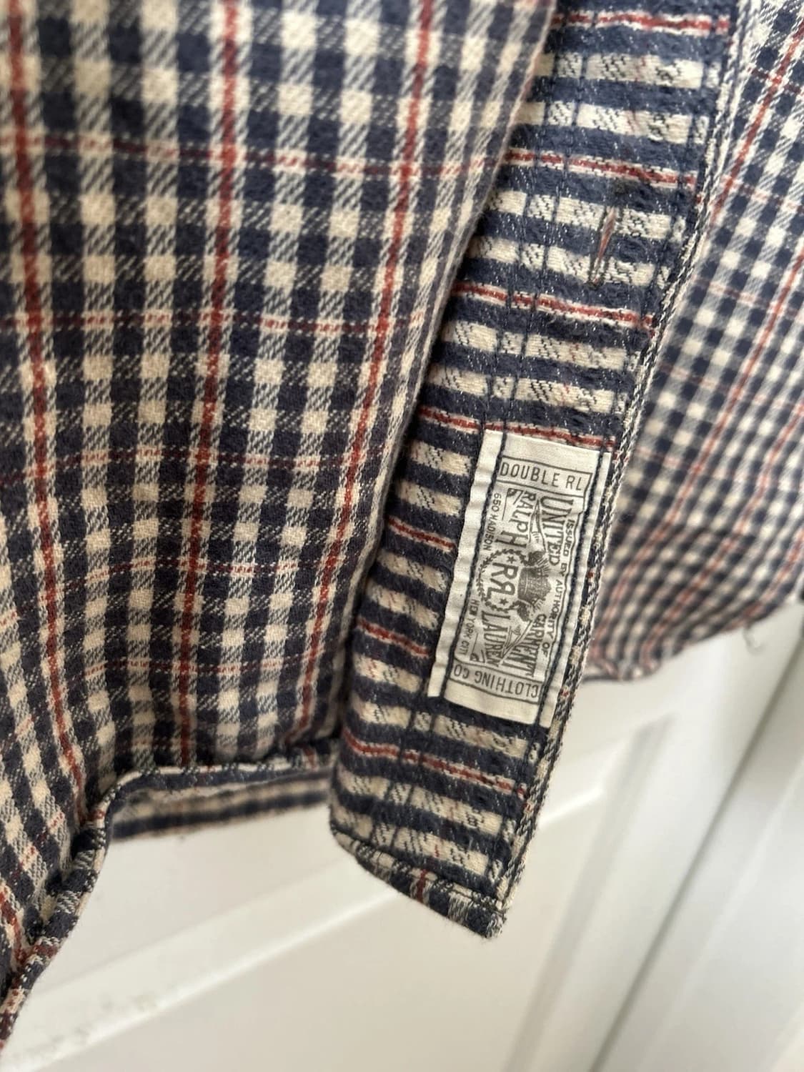 RRL 더블알엘 인디고 플레이드 트윌 워크셔츠 상품이미지2