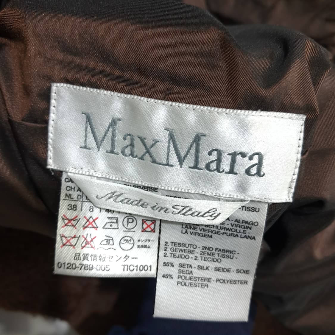 CN899W M 막스마라 알파카 버진울 부클 클래식 테디 코트 상품이미지7