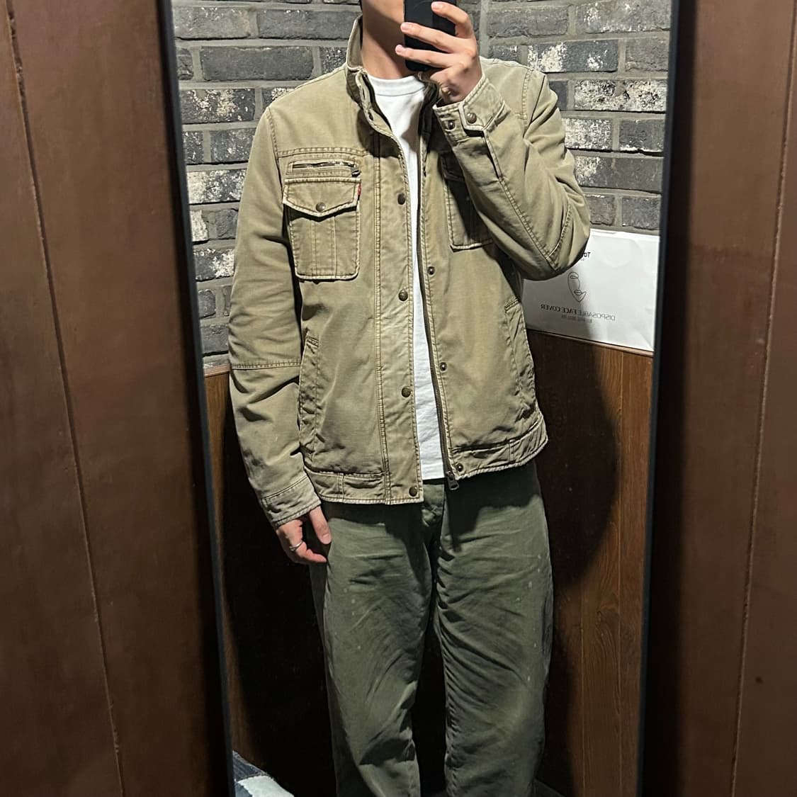 L) 리바이스 카키 브라운 데저트 자켓 상품이미지9