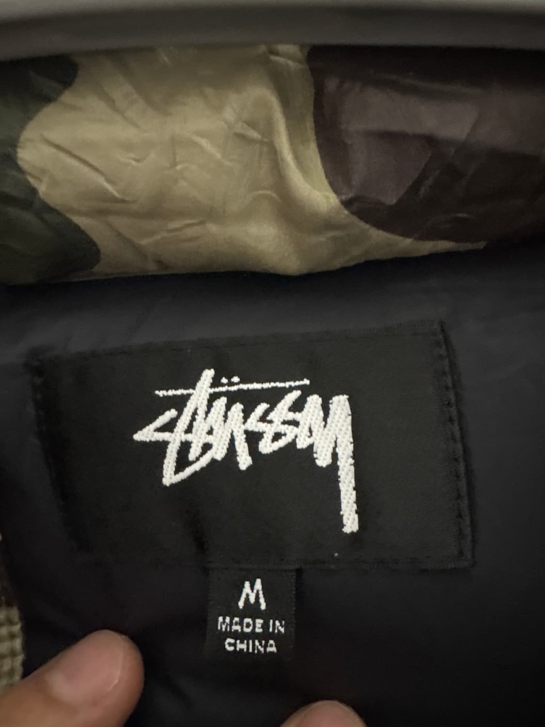 스투시 링클 나일론 다운 푸퍼 우드랜드 카모  M 상품이미지6