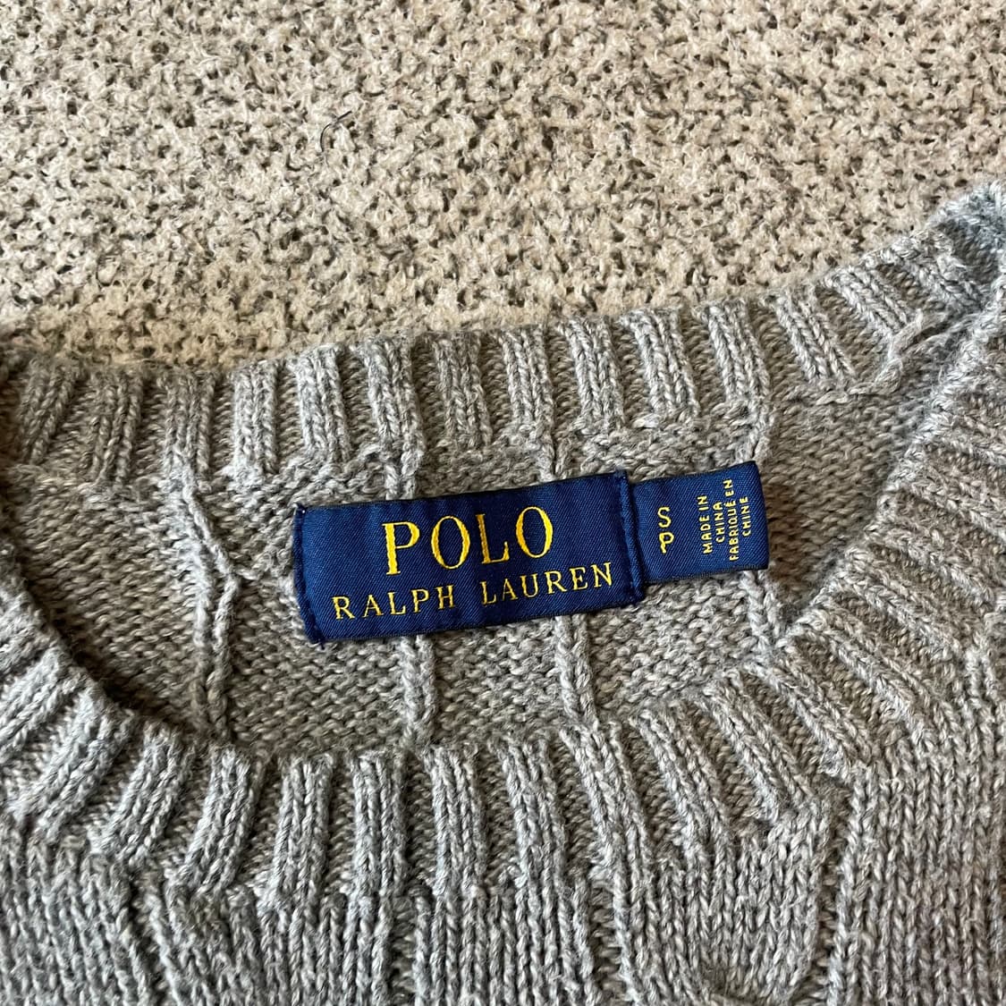 폴로 케이블 니트 상품이미지3