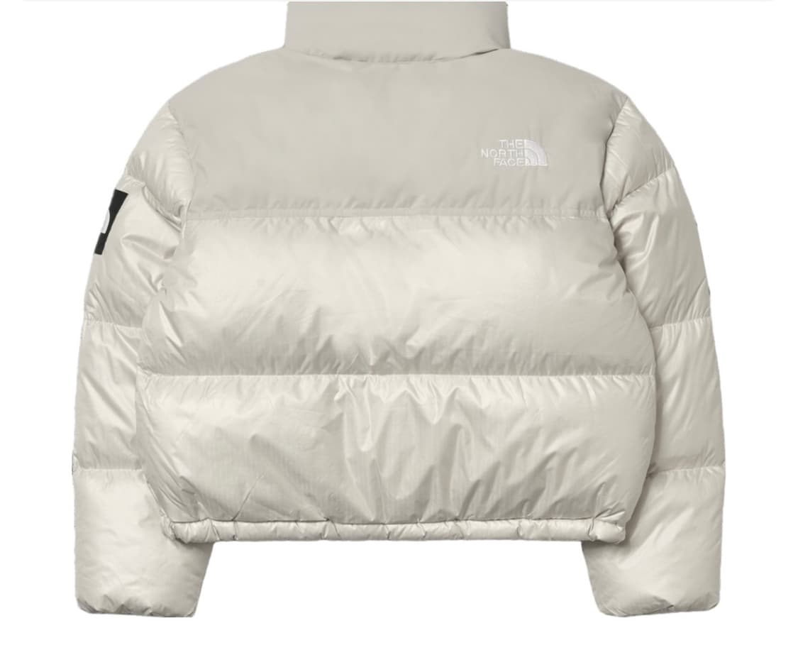 노스페이스 눕시 다운 자켓 크림 베이지 상품이미지2