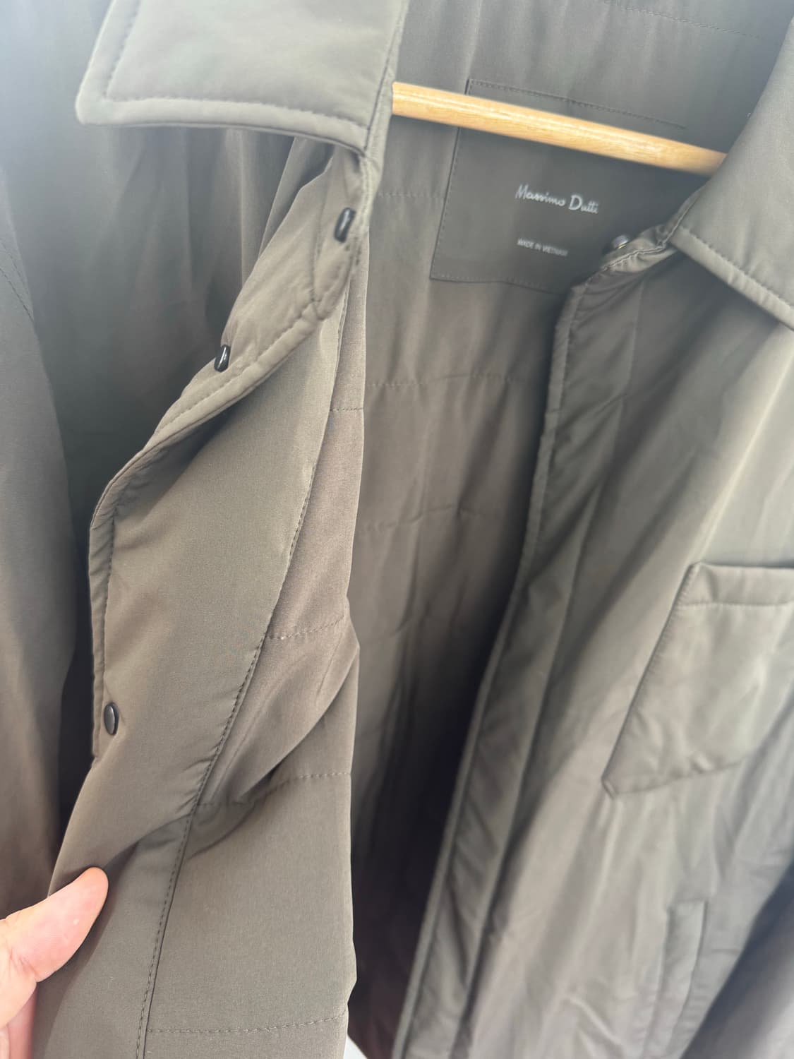 마시모두띠 누빔 셔츠 재킷 XL 상품이미지4