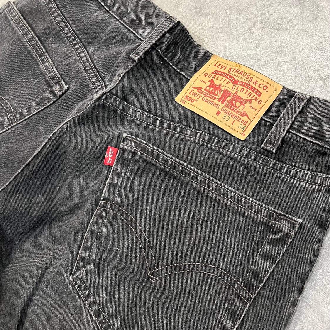00s Levis550 블랙진 (32“) 상품이미지3