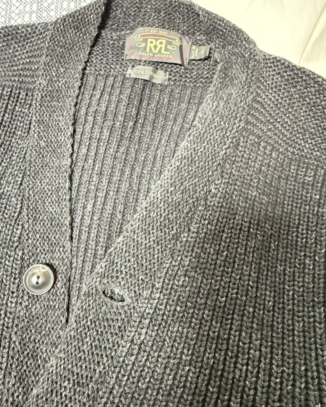 랄프로렌 더블알에 RRL 콘초 울 가디건 100사이즈 상품이미지5