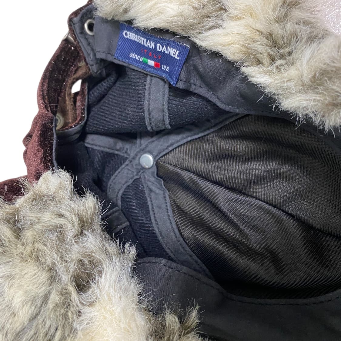 Brown velvet fur trooper hat 상품이미지6