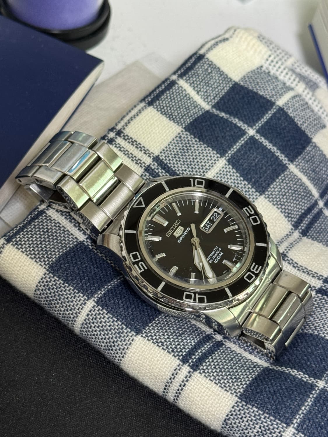 세이코 블랑팡 스포츠 오토매틱 풀박 구형 SNXS SRPK97K1 상품이미지1