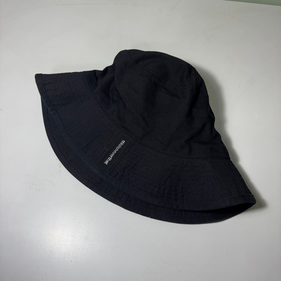 OS 디스이즈네버댓 디네댓 블랙 벙거지 버킷햇 상품이미지3