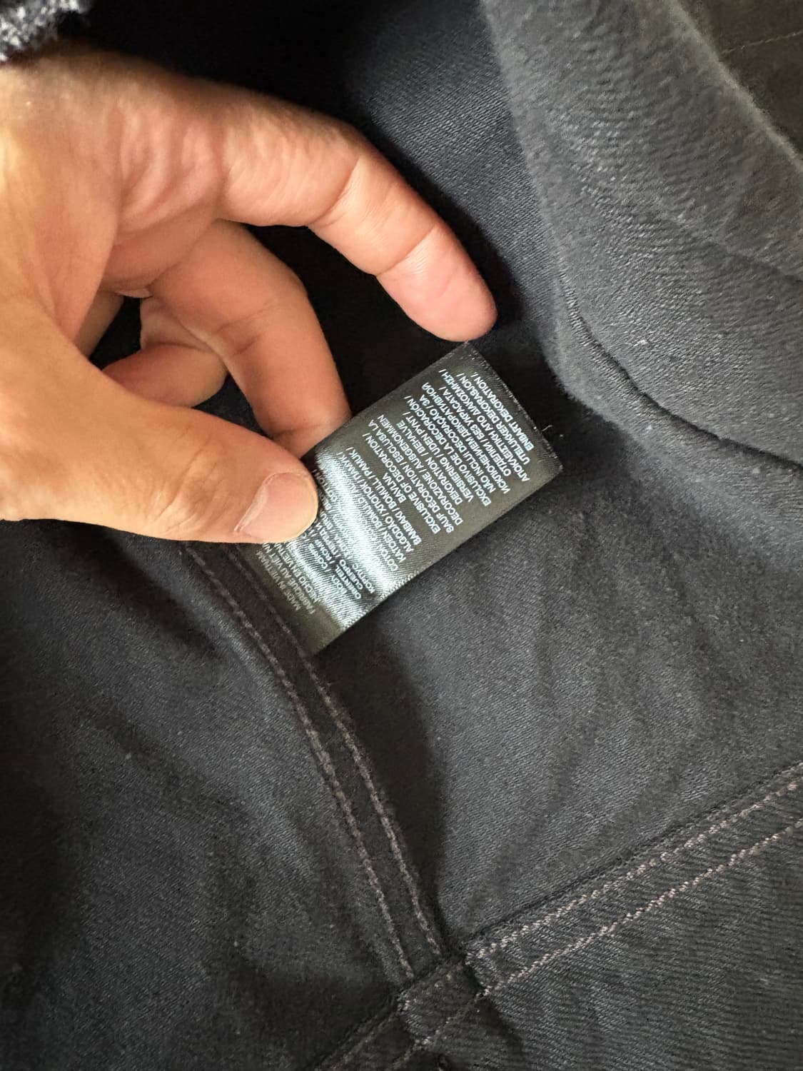 [L] 더블알엘 rrl lot271 흑청 데님 트러커 상품이미지5