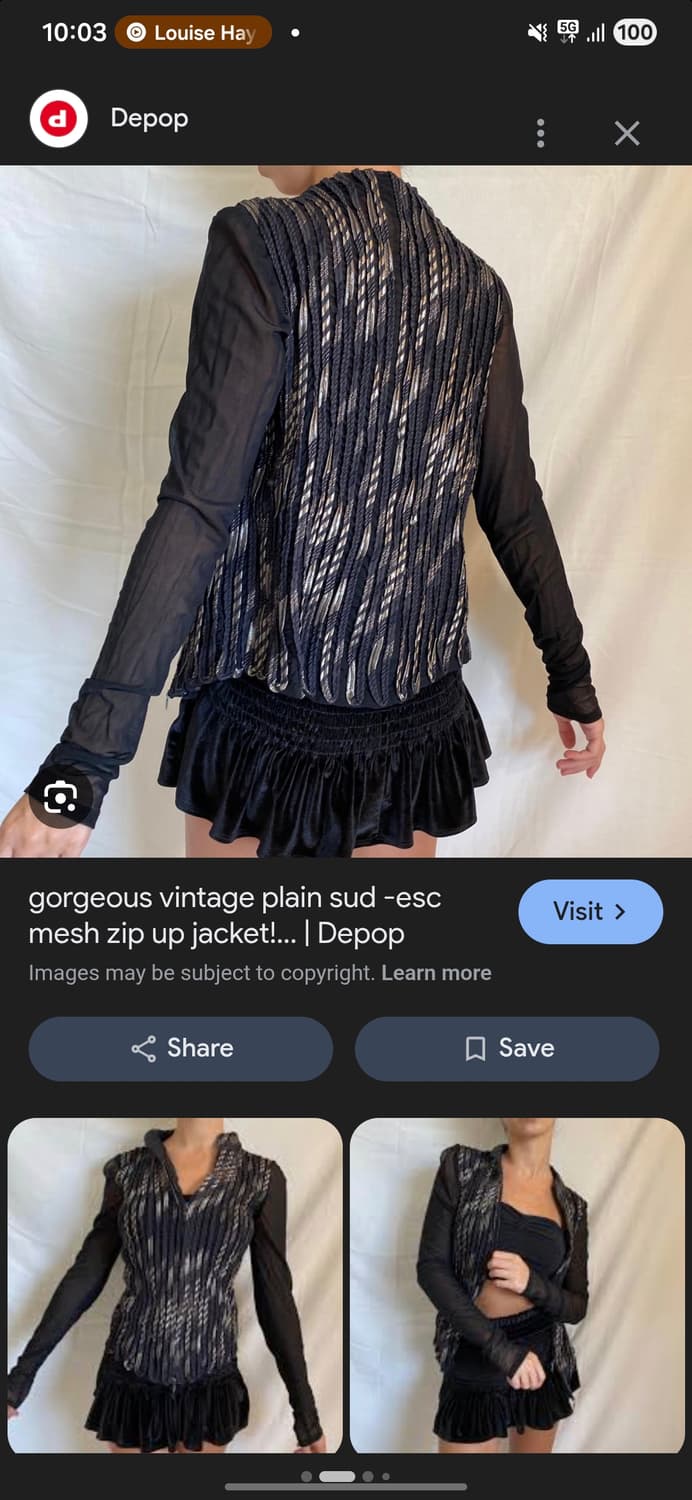 프리미엄 시스루 스트라이프 블랙 탑 (유니크 입체 패턴) 상품이미지1