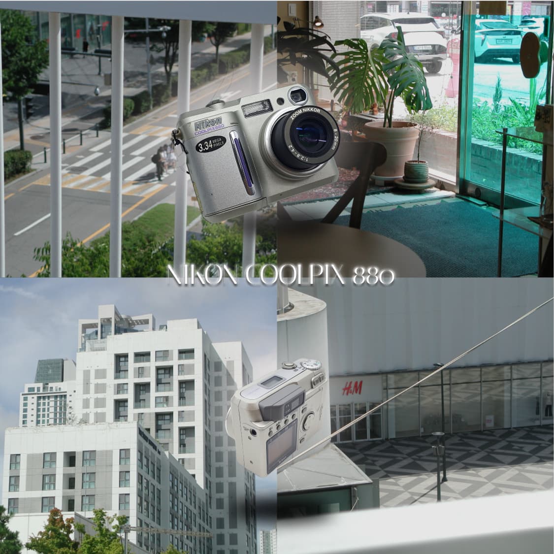 작례⭕️ 니콘 쿨픽스 880 메탈릭 실버 빈티지 🤍 상품이미지1
