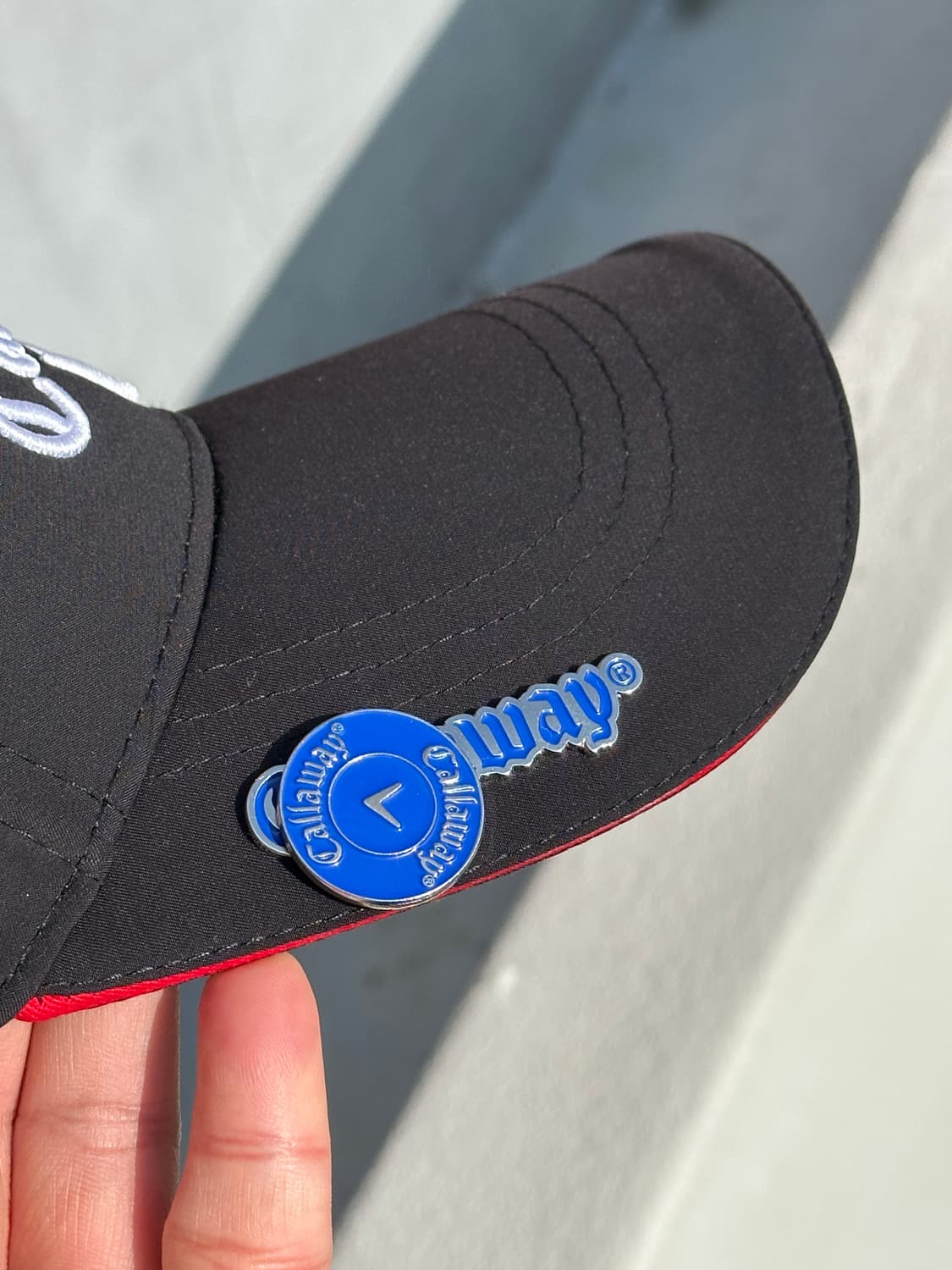 [F] 캘러웨이 로고 블랙 썬캡 썬바이저 모자 골프 상품이미지6