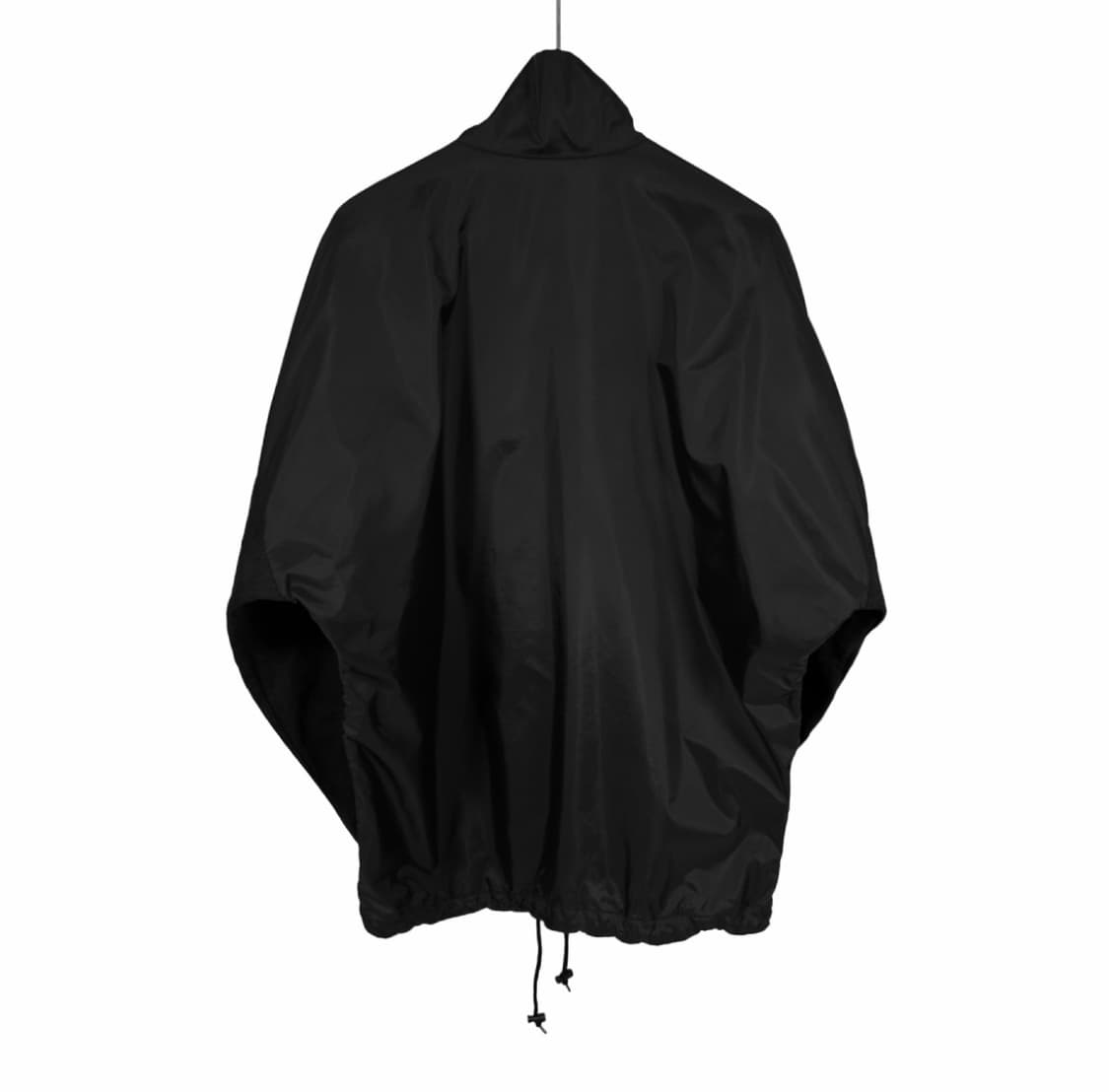 [36] 발렌시아가 남성 데님 포플린 집업 바람막이 자켓 블랙 상품이미지2