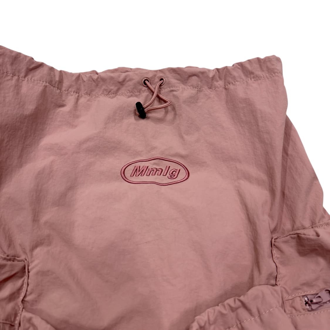 MMLG 나일론 드로우 스트링 럭색 백팩 가방 핑크 상품이미지8