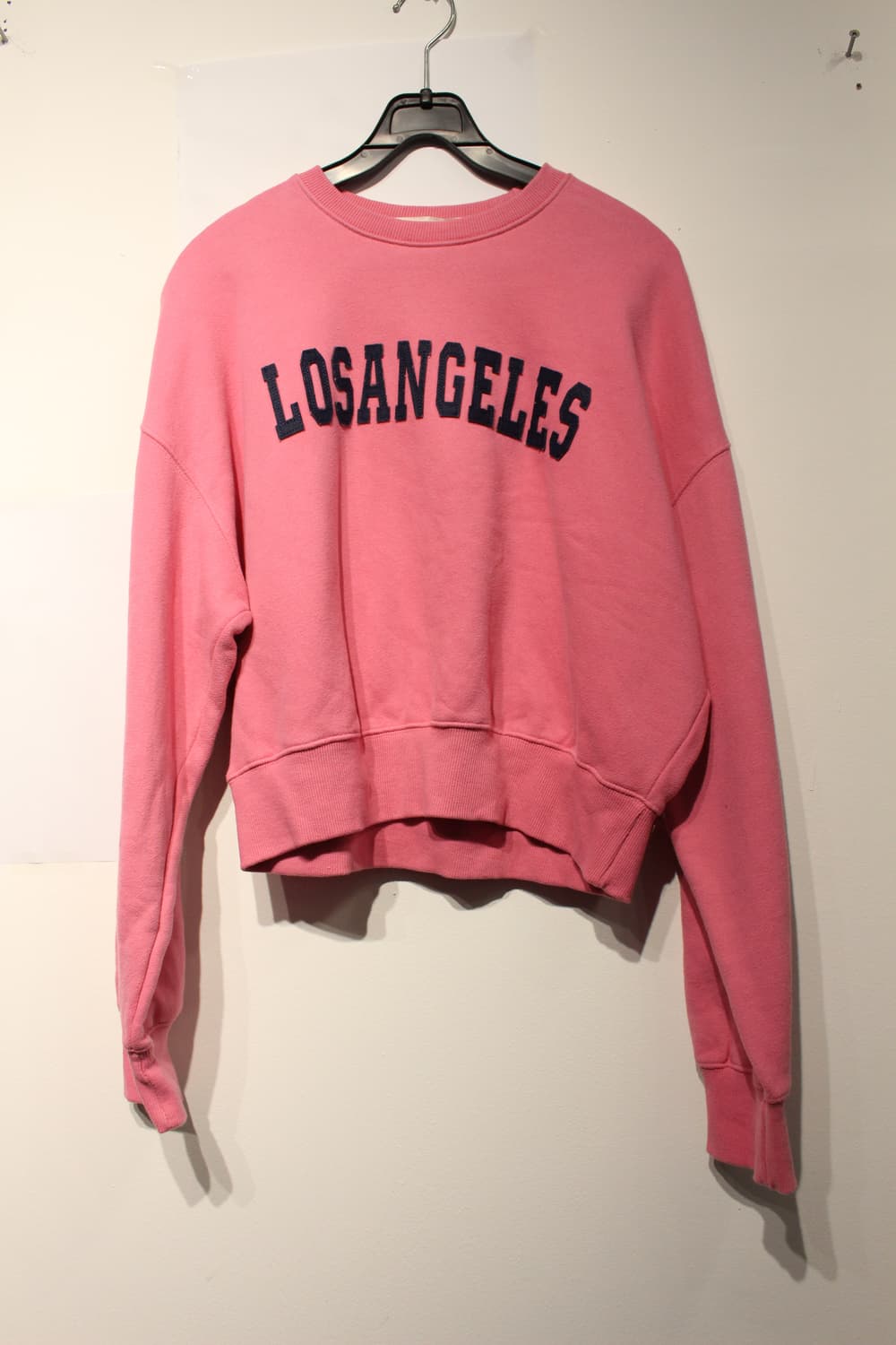 241. LOS ANGELES 크롭 기모 스웻셔츠 상품이미지1