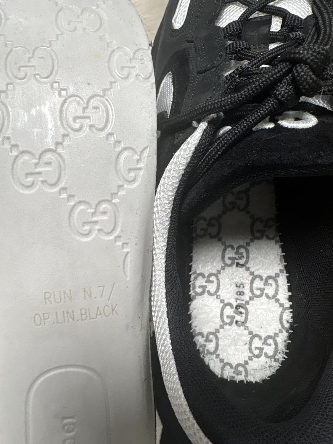 구찌 런 749785 블랙 7.5사이즈 상품이미지6