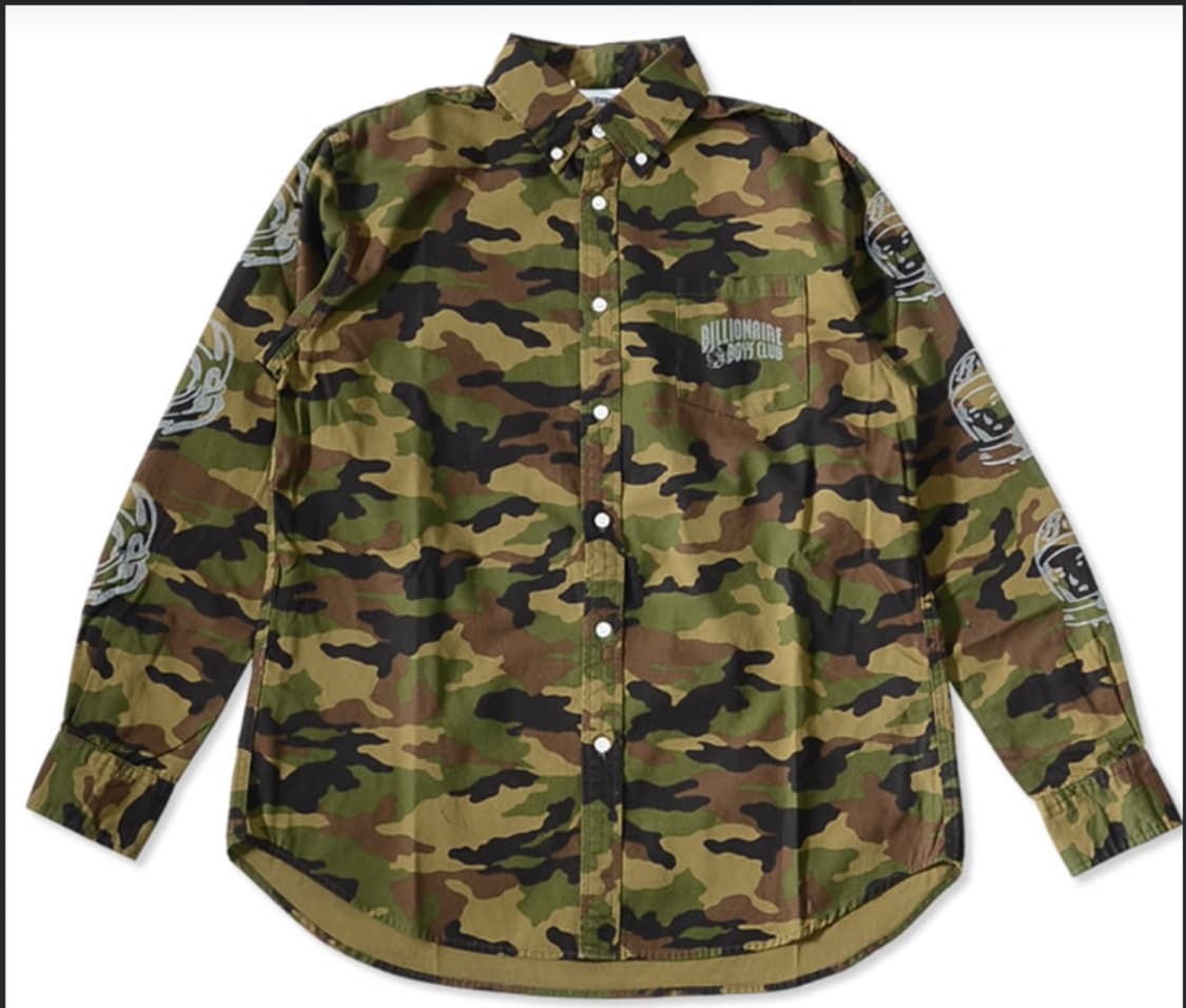 빌리네어 보이즈 클럽 카모셔츠 상품이미지1