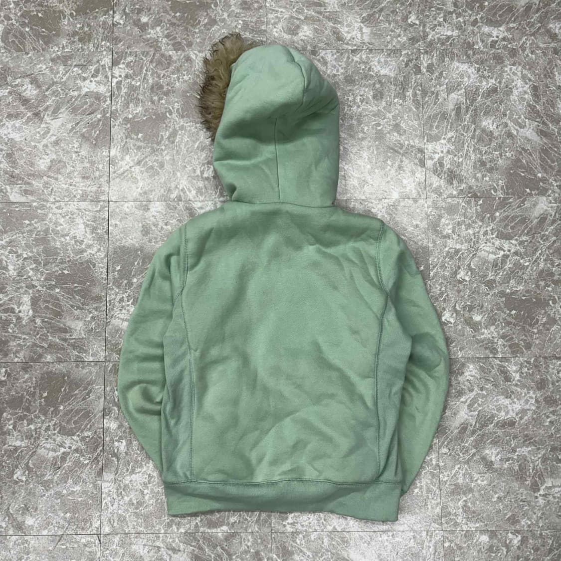 스파오 y2k 양털 울프죠 후드퍼 걸즈 후드집업 희귀져지(M) 상품이미지3