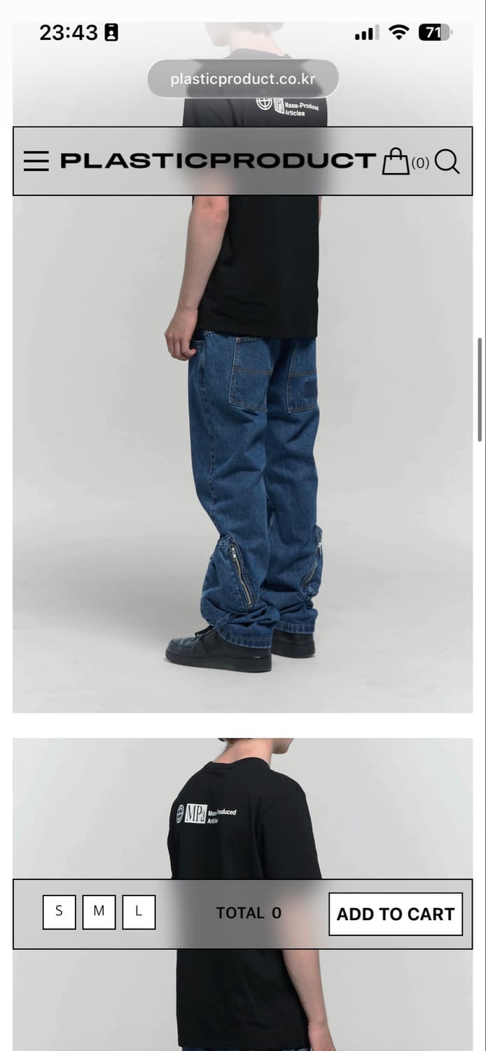 MPa ANKLE CARGO PANTS (BLUE) 상품이미지2