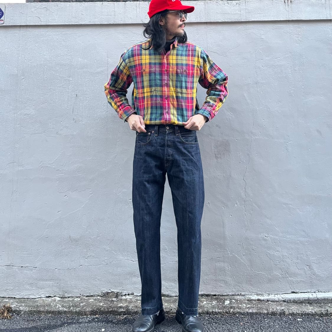 올드 갭 멀티컬로 체크 셔츠 상품이미지8