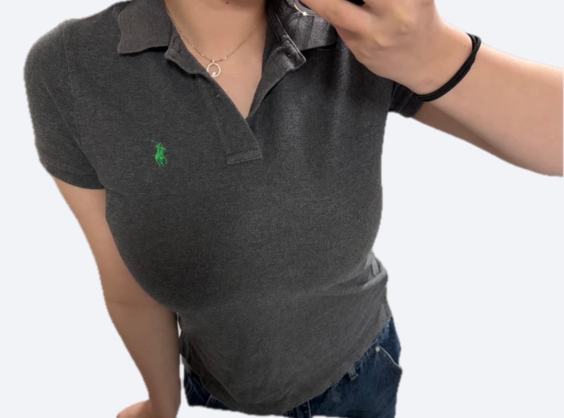 🩶폴로 랄프로렌 스키니 딱붙핏 차콜 카라티 PK🩶 상품이미지2