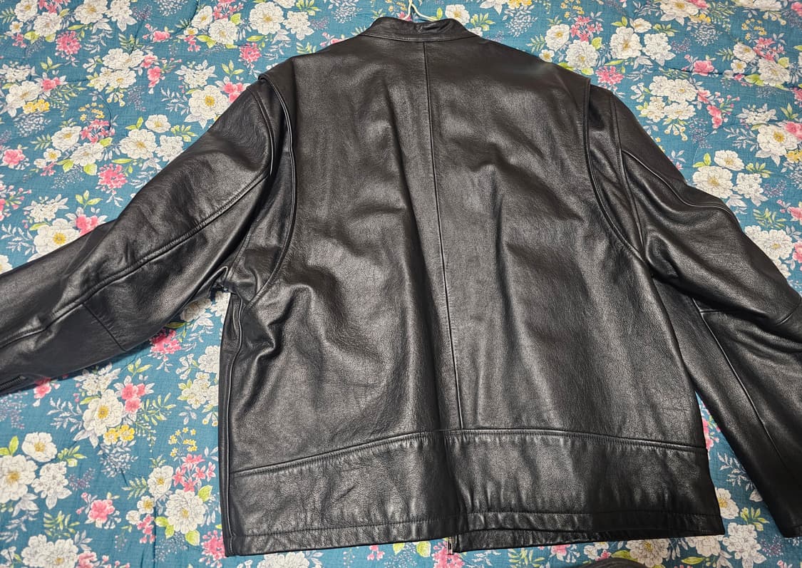 올드갭 블루라벨 가죽 블루종 XL 상품이미지2