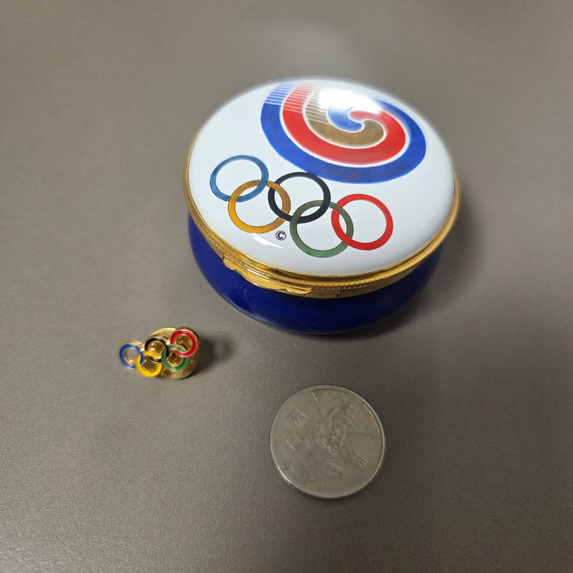 88 서울 올림픽 영국제 에나멜 보석함, 브로치 상품이미지2