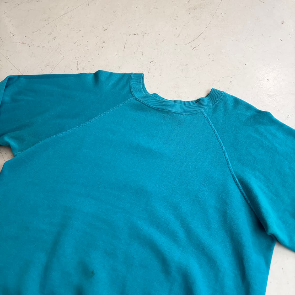 90s USA OG 빈티지 레글런 무지 스웻셔츠 L 상품이미지4
